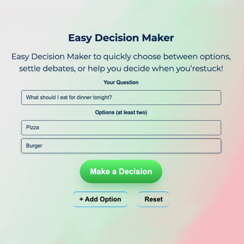 random choice generator